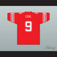 Load image into Gallery viewer, DeMarvin Leal 9 Judson High School Rockets Red Football Jersey 2