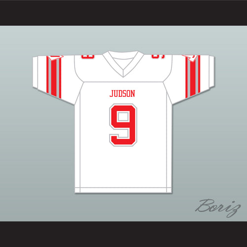 DeMarvin Leal 9 Judson High School Rockets White Football Jersey 1