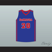 Load image into Gallery viewer, Markelle Fultz 20 DeMatha Catholic High School Stags Blue Basketball Jersey