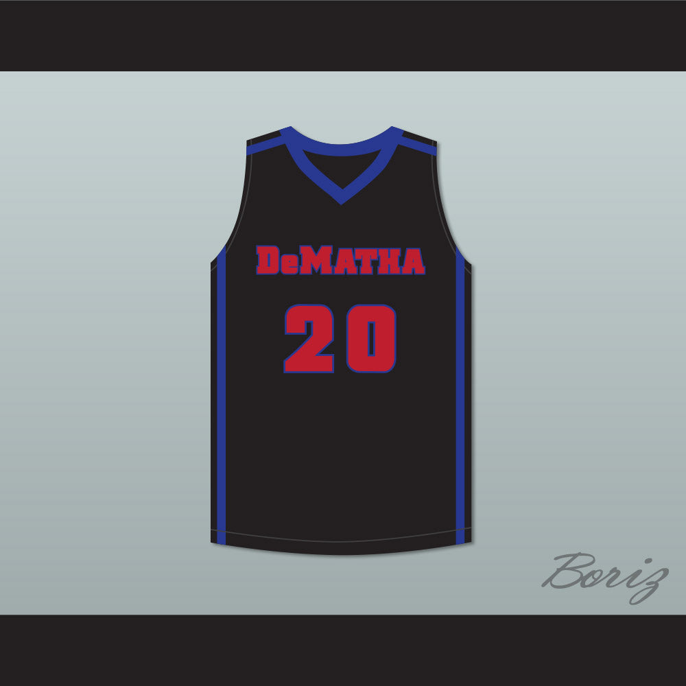 Markelle Fultz 20 DeMatha Stags Black Basketball Jersey