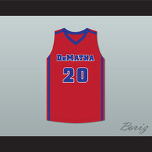 Load image into Gallery viewer, Markelle Fultz 20 DeMatha Stags Red Basketball Jersey