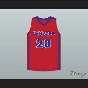 Markelle Fultz 20 DeMatha Stags Red Basketball Jersey