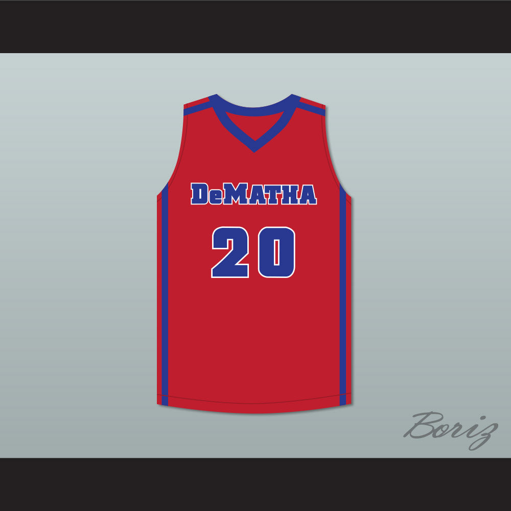 Markelle Fultz 20 DeMatha Stags Red Basketball Jersey