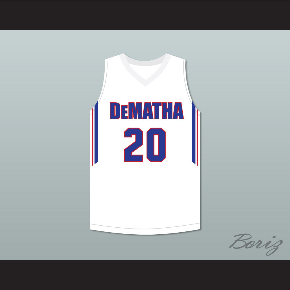 Markelle Fultz 20 DeMatha Stags White Basketball Jersey