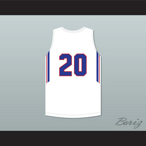 Markelle Fultz 20 DeMatha Catholic High School Stags White Basketball Jersey