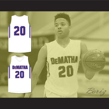 Load image into Gallery viewer, Markelle Fultz 20 DeMatha Catholic High School Stags White Basketball Jersey