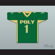 Load image into Gallery viewer, DeSean Jackson 1 Long Beach Polytechnic High School Jackrabbits Green Football Jersey 2