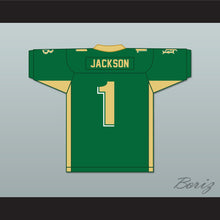 Load image into Gallery viewer, DeSean Jackson 1 Long Beach Polytechnic High School Jackrabbits Green Football Jersey 2