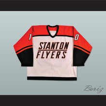 Load image into Gallery viewer, Dean Youngblood 10 Stanton Flyers High School White Hockey Jersey