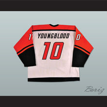 Load image into Gallery viewer, Dean Youngblood 10 Stanton Flyers High School White Hockey Jersey