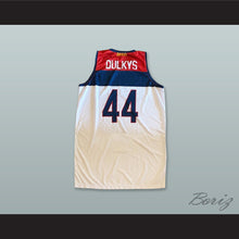 Load image into Gallery viewer, Deividas Dulkys 44 Basquet Manresa Spain White Basketball Jersey
