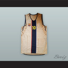 Load image into Gallery viewer, Dejan Bodiroga 10 FC Barcelona Tan Basketball Jersey