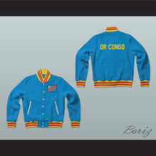 Load image into Gallery viewer, Democratic Republic of the Congo Varsity Letterman Jacket-Style Sweatshirt