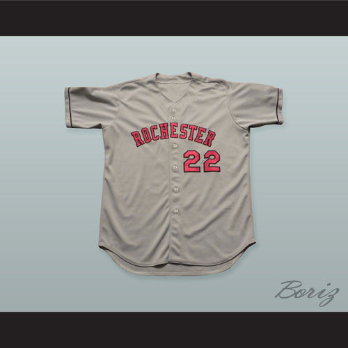 Denard Span 22 Rochester Red Wings Gray Baseball Jersey