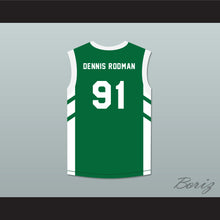 Load image into Gallery viewer, Dennis Rodman 91 Green Basketball Jersey Dennis Rodman&#39;s Big Bang in PyongYang