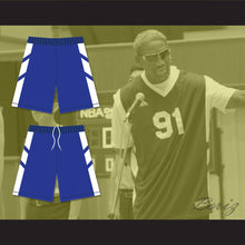 Load image into Gallery viewer, Blue Basketball Shorts Dennis Rodman's Big Bang in PyongYang