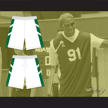 Load image into Gallery viewer, White Basketball Shorts Dennis Rodman's Big Bang in PyongYang