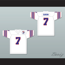 Load image into Gallery viewer, 1975 WFL Denny Duron 7 Birmingham Vulcans Home Football Jersey with Patch