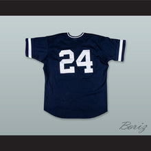 Load image into Gallery viewer, Derek Jeter 24 Columbus Clippers Navy Blue Baseball Jersey