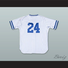 Load image into Gallery viewer, Derek Jeter 24 Columbus Clippers White Pinstriped Baseball Jersey