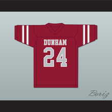 Load image into Gallery viewer, Derek Stingley Jr 24 The Dunham School Tigers Cardinal Red Football Jersey 2