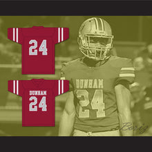Load image into Gallery viewer, Derek Stingley Jr 24 The Dunham School Tigers Cardinal Red Football Jersey 1