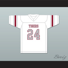 Load image into Gallery viewer, Derek Stingley Jr 24 The Dunham School Tigers White Football Jersey 2