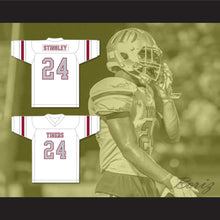 Load image into Gallery viewer, Derek Stingley Jr 24 The Dunham School Tigers White Football Jersey 2