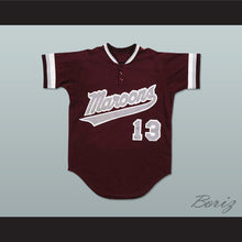 Load image into Gallery viewer, Derek Jeter 13 Kalamazoo Central High School Maroon Giants Alternate Baseball Jersey