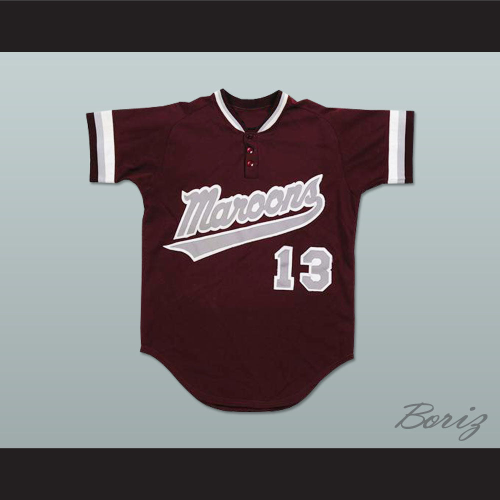 Derek Jeter 13 Kalamazoo Central High School Maroon Giants Alternate Baseball Jersey