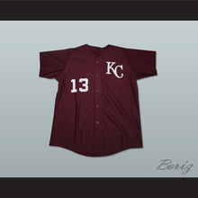 Load image into Gallery viewer, Derek Jeter 13 Kalamazoo Central High School Maroon Giants Baseball Jersey