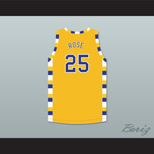 Load image into Gallery viewer, Derrick Rose 25 Simeon Career Academy Wolverines Yellow Gold Basketball Jersey