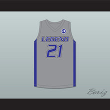 Load image into Gallery viewer, Derrick White 21 Legend High School Titans Gray Basketball Jersey 1