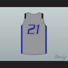 Load image into Gallery viewer, Derrick White 21 Legend High School Titans Gray Basketball Jersey 1