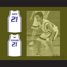 Load image into Gallery viewer, Derrick White 21 Legend High School Titans White Basketball Jersey 2