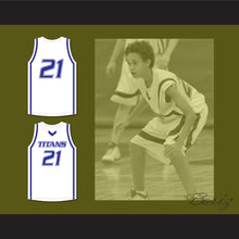 Load image into Gallery viewer, Derrick White 21 Legend High School Titans White Basketball Jersey 1