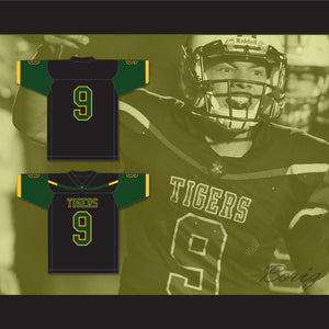 Desmond Ridder 9 St. Xavier High School Tigers Black Football Jersey 1