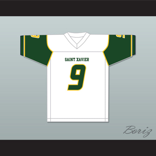 Desmond Ridder 9 St. Xavier High School Tigers White Football Jersey 1