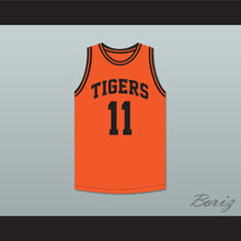 Load image into Gallery viewer, Detlef Schrempf 11 Centralia High School Tigers Orange Basketball Jersey 2