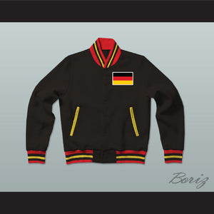 Deutschland/Germany Varsity Letterman Jacket-Style Sweatshirt