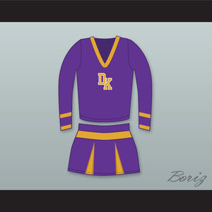 Jennifer Check Devil's Kettle High School Long Sleeve Purple Cheerleader Uniform Jennifer's Body