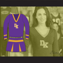 Load image into Gallery viewer, Jennifer Check Devil&#39;s Kettle High School Long Sleeve Purple Cheerleader Uniform Jennifer&#39;s Body