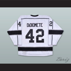 Devin DiDiomete 42 Colorado Eagles White Hockey Jersey