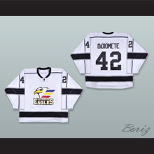 Load image into Gallery viewer, Devin DiDiomete 42 Colorado Eagles White Hockey Jersey