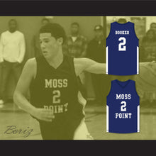 Load image into Gallery viewer, Devin Booker 2 Moss Point High School Blue Basketball Jersey