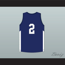Load image into Gallery viewer, Devin Booker 2 Moss Point High School Tigers Blue Basketball Jersey