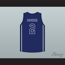 Load image into Gallery viewer, Devin Booker 2 Moss Point High School Blue Basketball Jersey 2