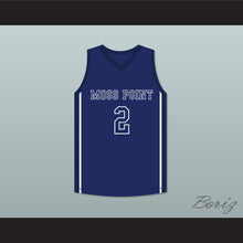 Load image into Gallery viewer, Devin Booker 2 Moss Point High School Tigers Blue Basketball Jersey 2