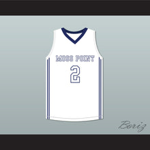 Load image into Gallery viewer, Devin Booker 2 Moss Point High School White Basketball Jersey 2