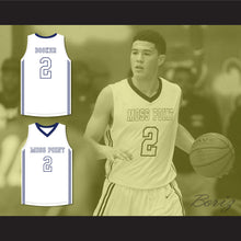 Load image into Gallery viewer, Devin Booker 2 Moss Point High School White Basketball Jersey 2